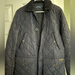 Ralf Lauren Polo Quilted Jacket Men’s Blue SM (just like Barbour)